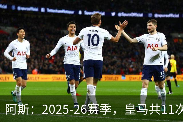阿斯：2025-26赛季，皇马共11次遭遇VAR不利自身的判罚丢掉5分